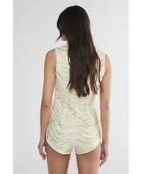 Nasty Gal Women's Zebra Tailored Hotpants