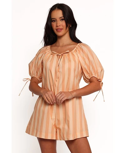 Petal and Pup Women's Carina Striped Romper