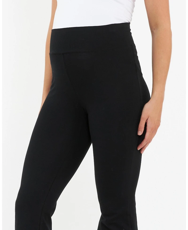 Ripe Maternity Organic Jersey Flare Pant Black - Comfortable and Stylish Wear