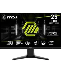 Msi Mag 256F 24.5" 16:9 Full Hd 180Hz Rapid Ips Led Hdr Gaming Monitor, Metallic Black