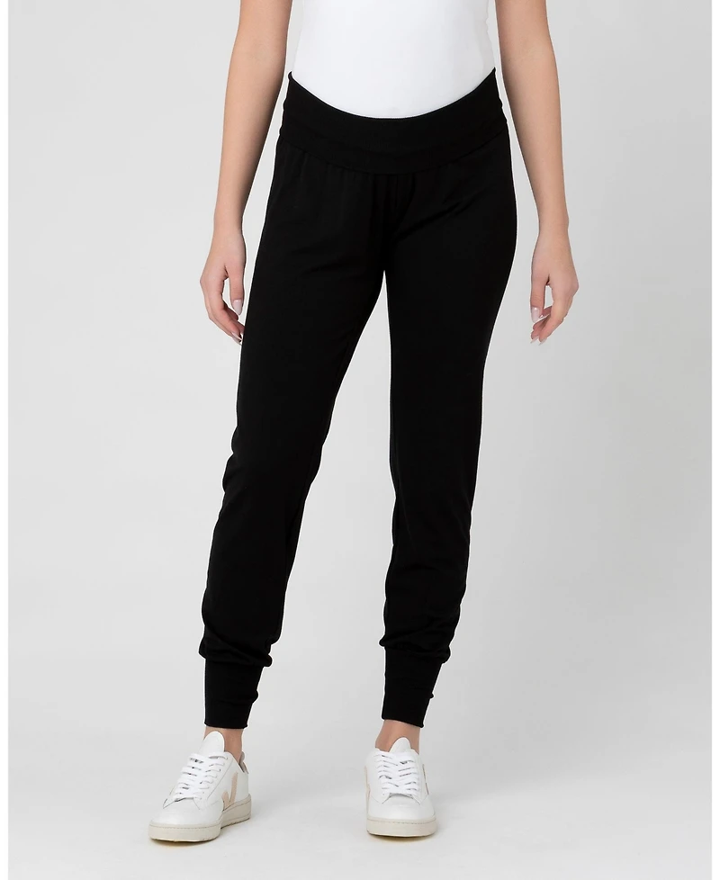 Ripe Maternity Comfy Black Jersey Lounge Pants for Women - Style
