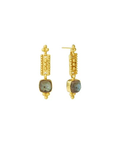 Ottoman Hands Shahrzad Labradorite Drop Earrings