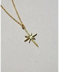 Ottoman Hands Gold Northern Star Necklace
