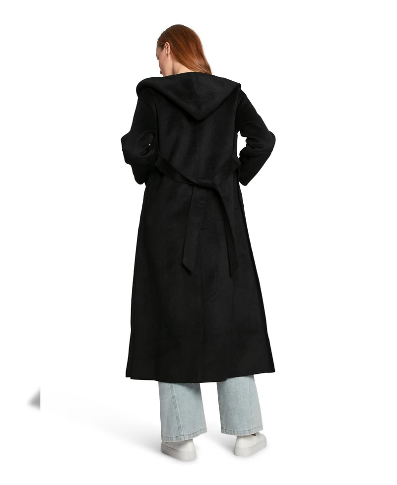 Belle & Bloom Walk My Way Wool Blend Oversized Maxi Coat