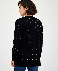I.n.c. International Concepts Women's Allover Embellished Cardigan Sweater, Macy's Exclusive