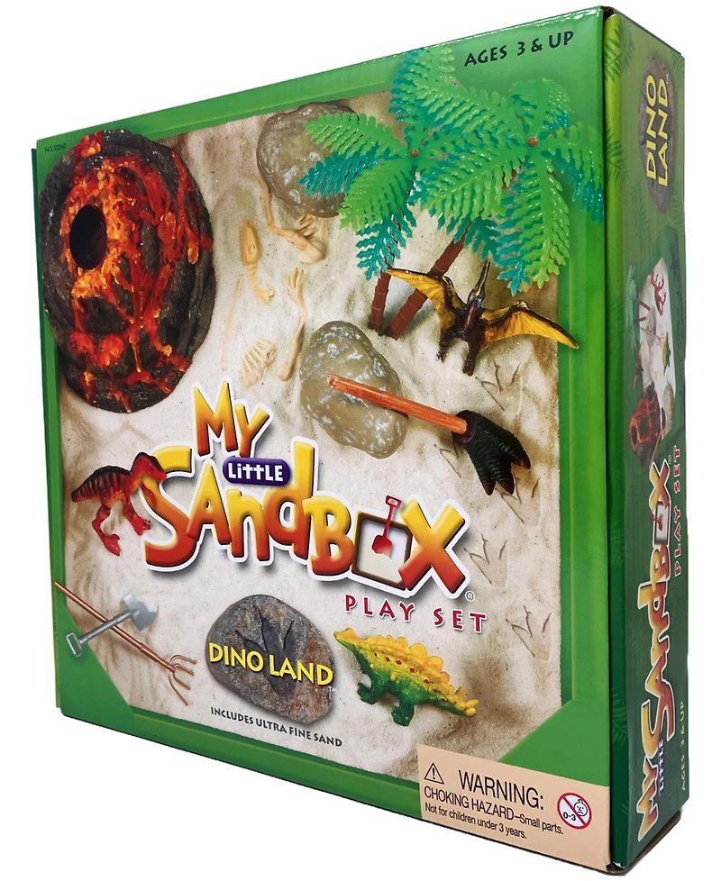 Be Good Company My Little Sandbox Dino Land Tabletop Play Set