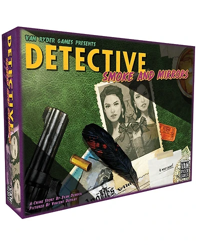 Van Ryder Games Detective City Of Angels Smoke and Mirrors Expansion Board Game