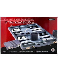 John N. Hansen Co. Classic Game Collection 18" Backgammon Set