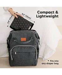 KeaBabies Swift Diaper Changing Pad, Portable Waterproof Pad for Baby, Travel Bag
