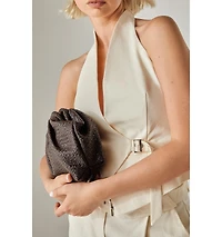 Nasty Gal Women's Twill Buckle V-Neck Halter Neck Vest