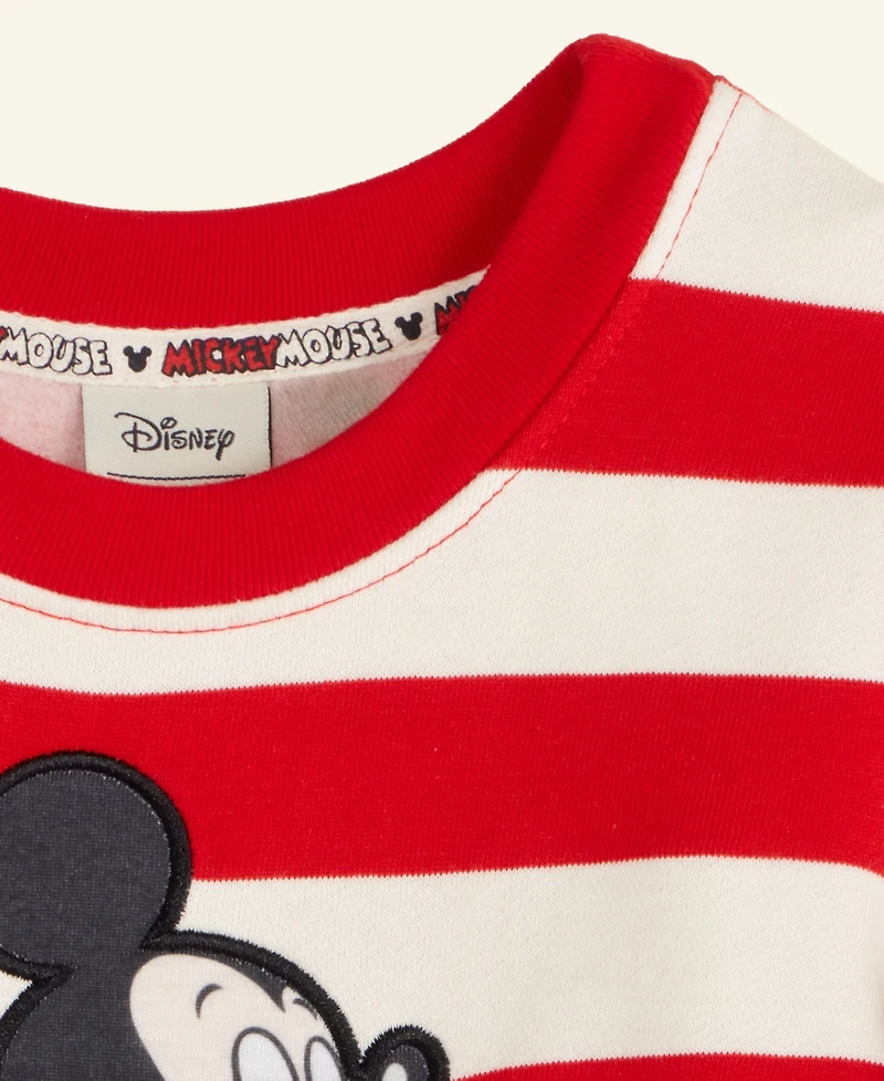 Disney | Macy's Toddlers Mickey Mouse Striped Sweatshirt & Jogger Pant Set, Exclusive