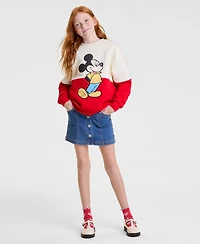 Disney | Macy's Kids Xs-xl Mickey Mouse Crewneck Sweatshirt, Exclusive