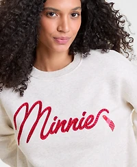 Disney | Macy's Women's Minnie Mouse Sweatshirt Embellished with Crystals by Swarovski, Exclusive
