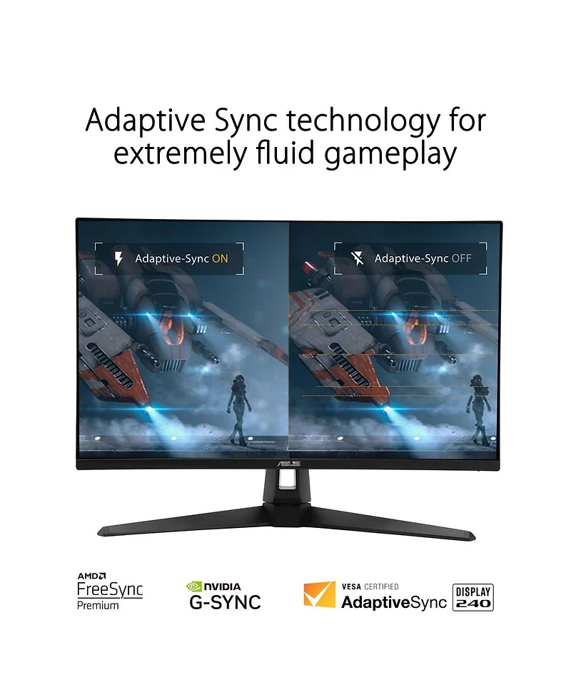 Asus Tuf Gaming VG27AQM1A 27" 16:9 Qhd Fast Ips Led Gaming Monitor