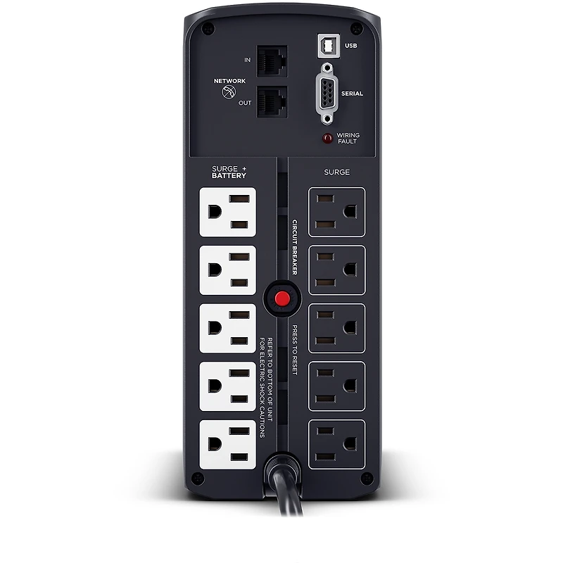 CyberPower Pfc Sinewave Computer Battery Backup, 1000VA 600W Ups, 10 Outlets