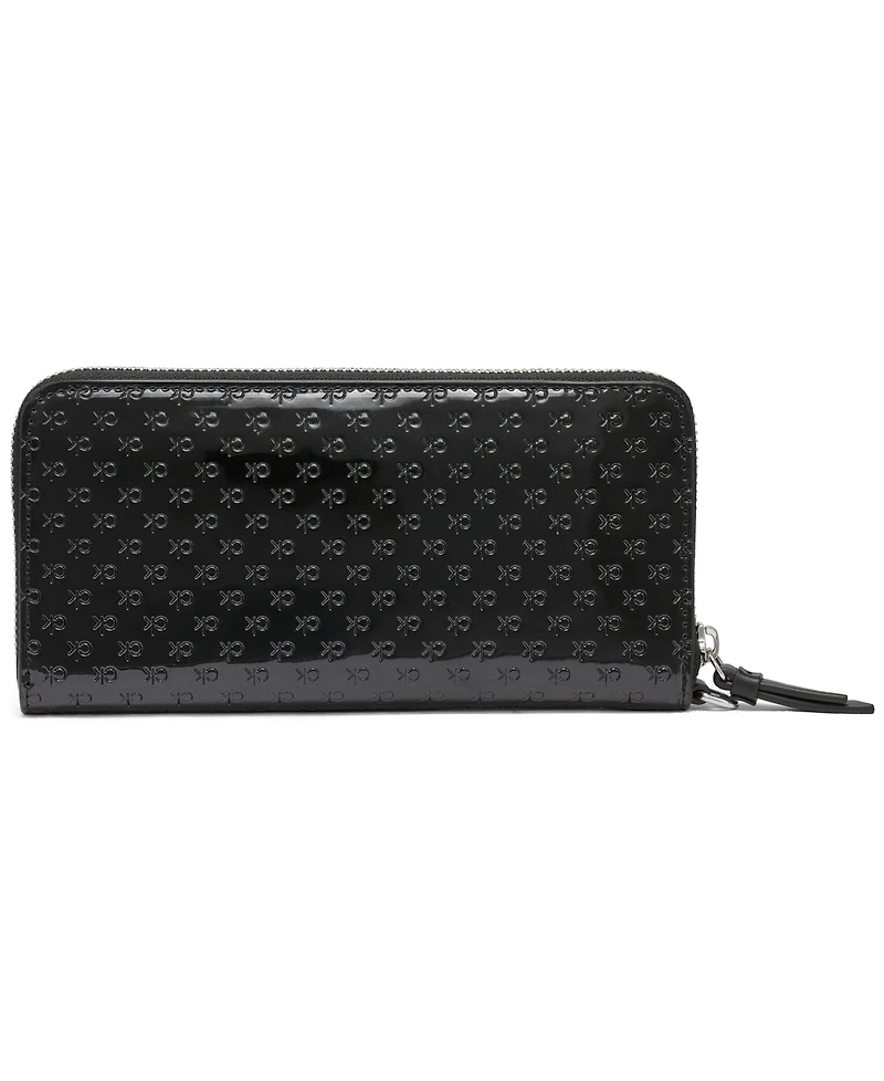 Calvin Klein Women's Moon Signature Embossed Boxed Wallet