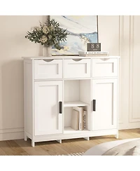Casainc Accent Storage Cabinets with Drawers and Shelves