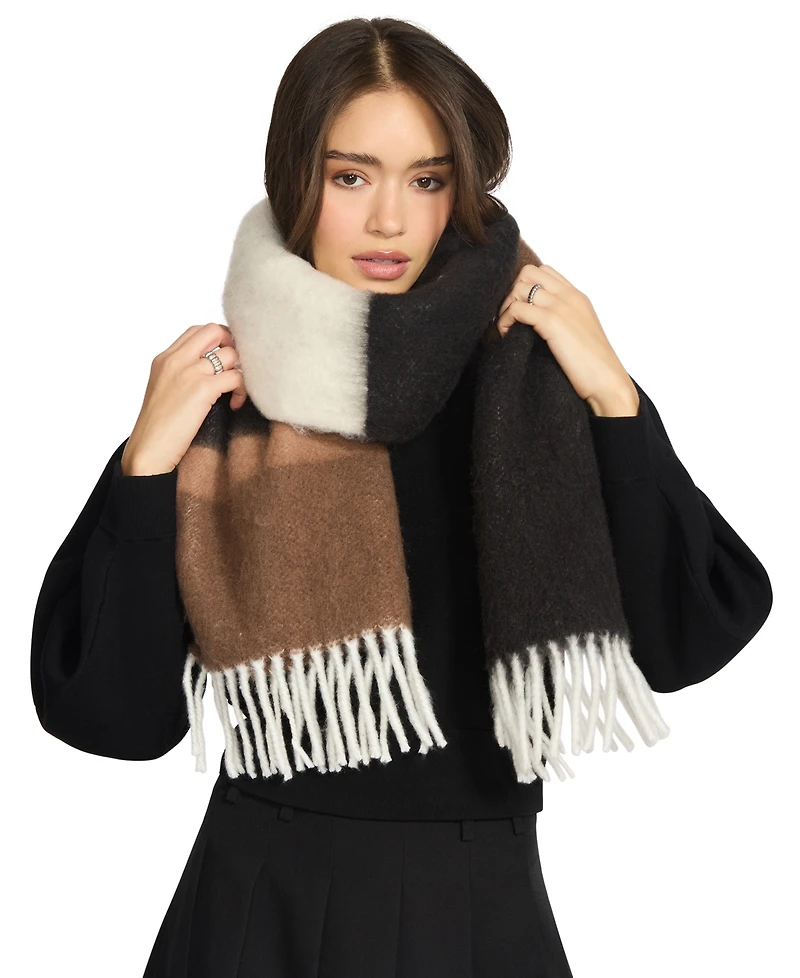 Steve Madden Women's Multi-Stripe Woven Scarf