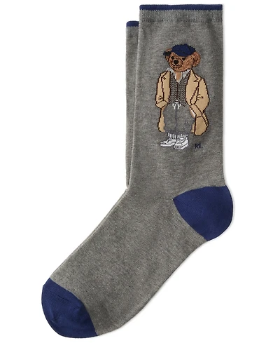 Polo Ralph Lauren Women's Fall Bear Crew Socks