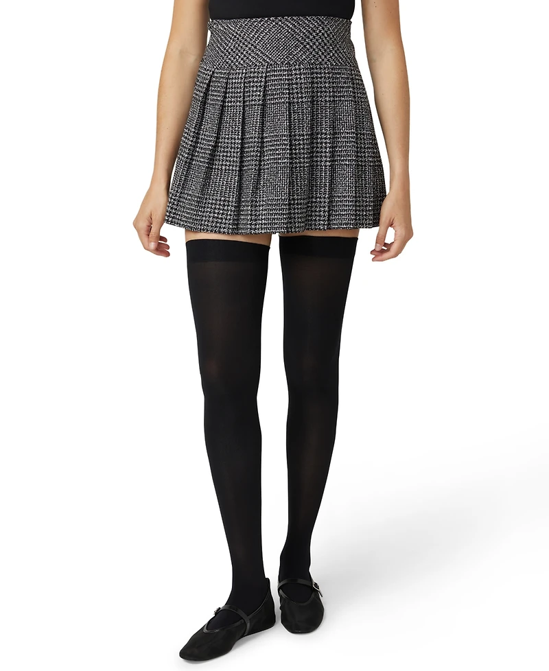 Hue Women's Opaque Over The Knee Socks