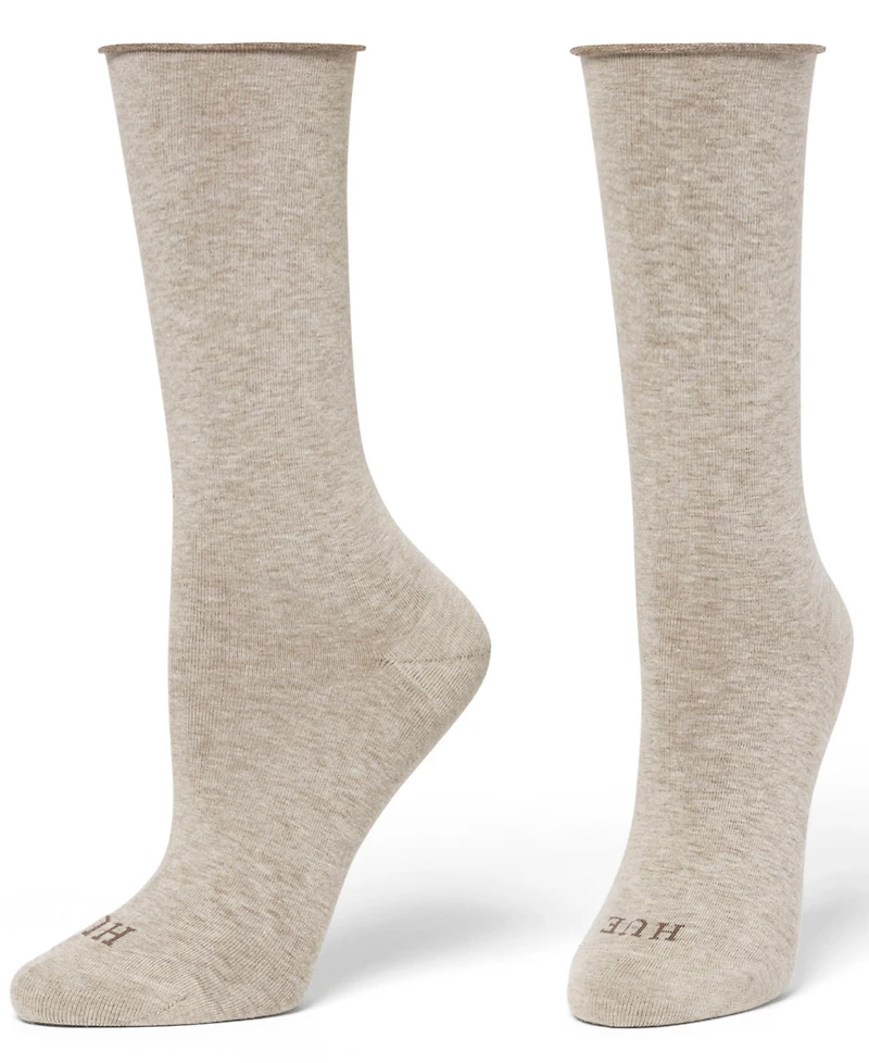 Hue Women's Roll Top Socks 3-Pk U6487MP