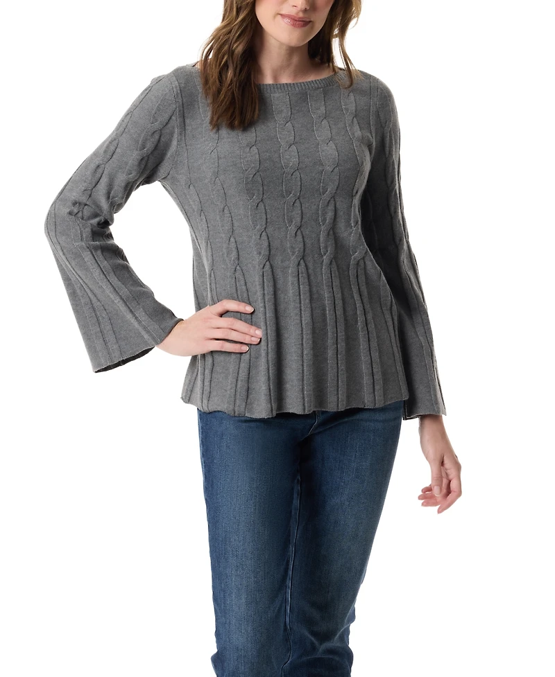 Gloria Vanderbilt Women's Maren Cable Knit Sweater
