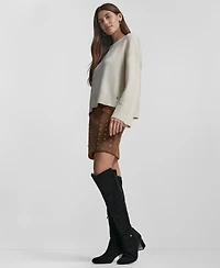 Dkny Jeans Women's Embellished Mini Skirt
