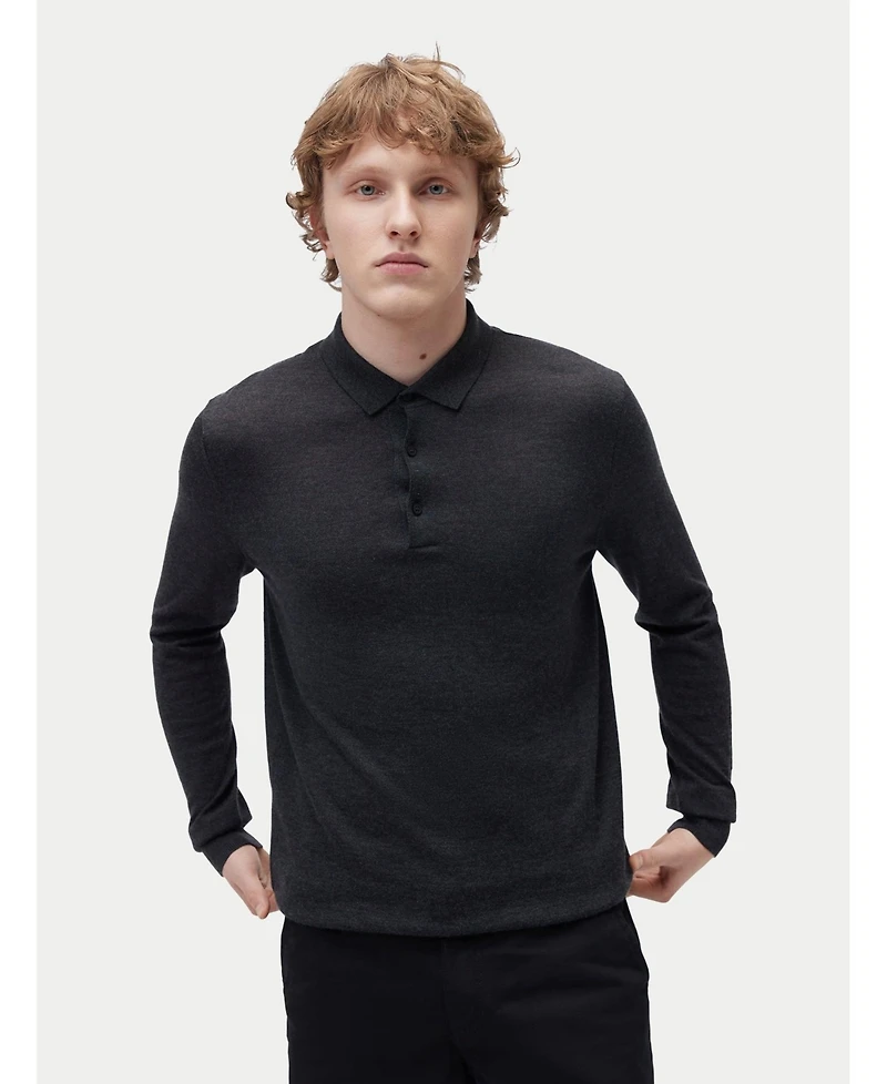 Gobi Cashmere Men's Cashmere Silk Polo