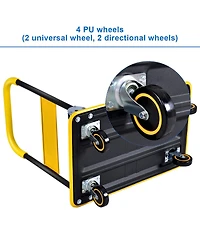 Costway 330lbs Folding Platform Cart Dolly Push Hand Truck Moving Warehouse Foldable