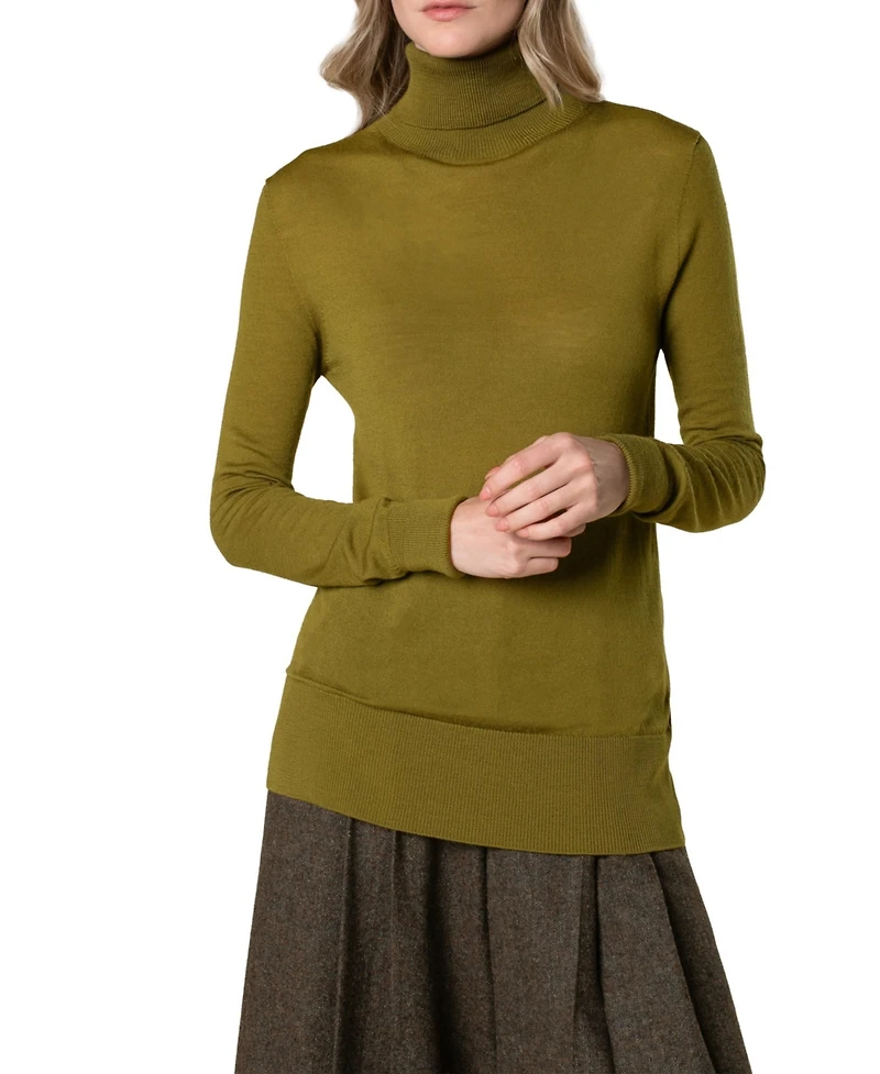 Celtic & Co. Women's British Merino Turtle Neck Sweater