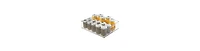 iDesign Divided Storage Bin for Fridge or Pantry, Clear, Made in Usa