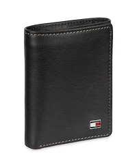 Tommy Hilfiger Men's Hidden Zipper Trifold Rfid Wallet