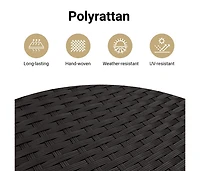 Garden Sofa Black