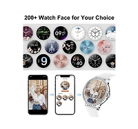 Ruxing Smart Smartwatch, Alexa Voice Assistant, Wireless Calling/Dialing, Call Reminder And Rejection, Multi-Sport Mode, Sms Reminder, 1.83-Inch Hd Sc