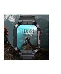 Ruxing Smart Vasip Smart Watches(Answer/Dial Calls) For Men With 1.96" Hd Screen Remote Camera Control Music Playback Control Outdoor Sports Fitn