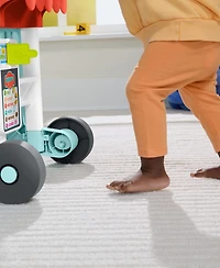 Fisher Price Laugh and Learn 4-in-1 Snack Cart Walker, 14 Play Pieces