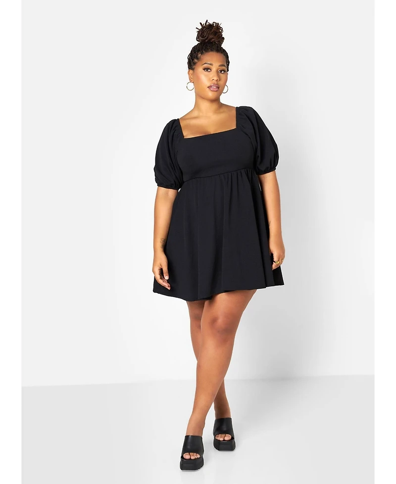 Rebdolls Plus Balloon Mini Dress