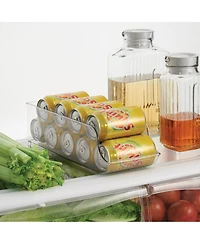 iDesign Set of 3 Water Bottle Organizer and Soda Can Dispenser - Clear