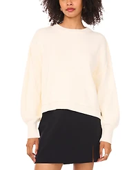 1.state Women's Long Sleeve Drop Shoulder Sweater