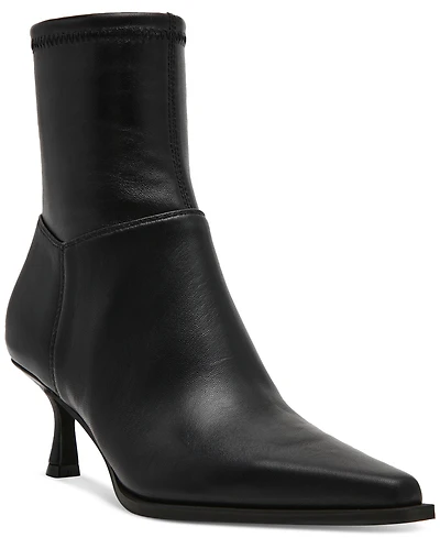 Steve Madden Stasia Kitten-Heel Sock Booties