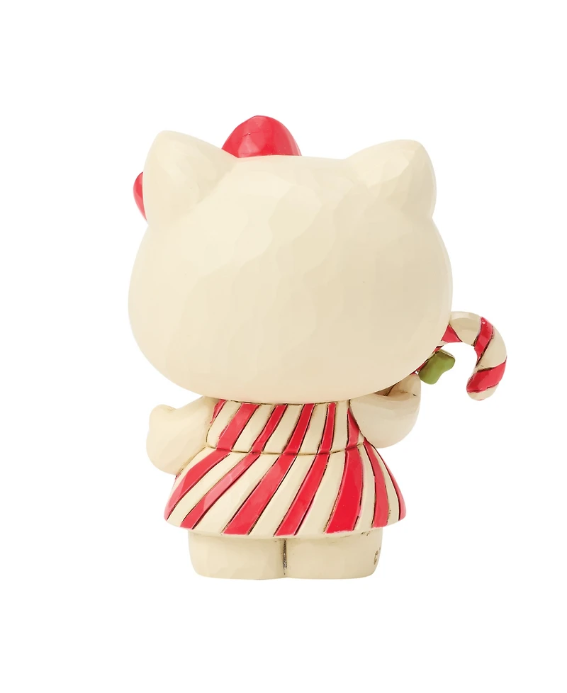 Jim Shore Hello Kitty Candy Cane Mini Figurine