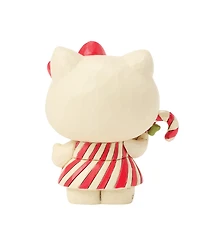 Jim Shore Hello Kitty Candy Cane Mini Figurine