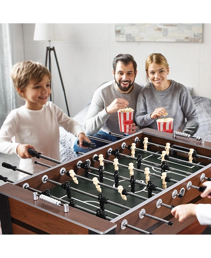 Costway 54'' Foosball Soccer Table Competition Sized Football Arcade Indoor Game Room