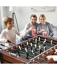 Costway 54'' Foosball Soccer Table Competition Sized Football Arcade Indoor Game Room
