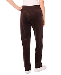 Vince Camuto Women's Velour Drawstring-Waist Straight-Leg Pants