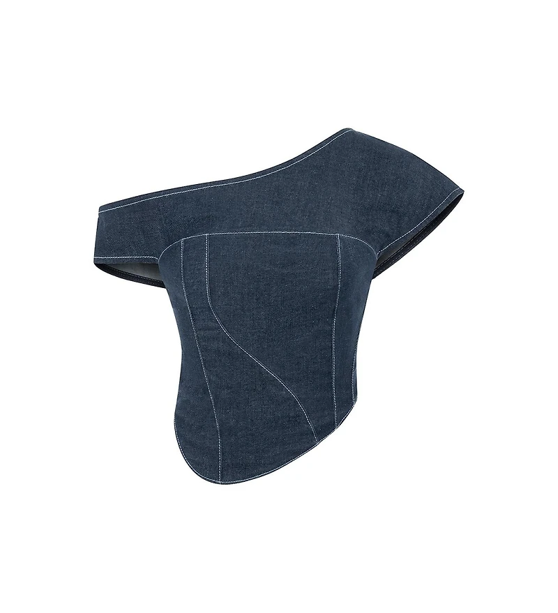 Jendue Us Women's Vonk Crop Denim Top - Stylish Jean Vest