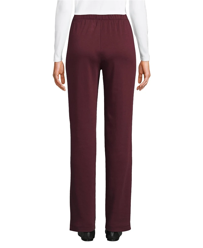 Lands' End Women's Petite Sport Knit High Rise Pants