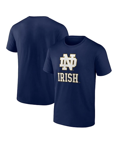 Fanatics Mto Label Men's Navy Notre Dame Fighting Irish Primary Logo T-Shirt