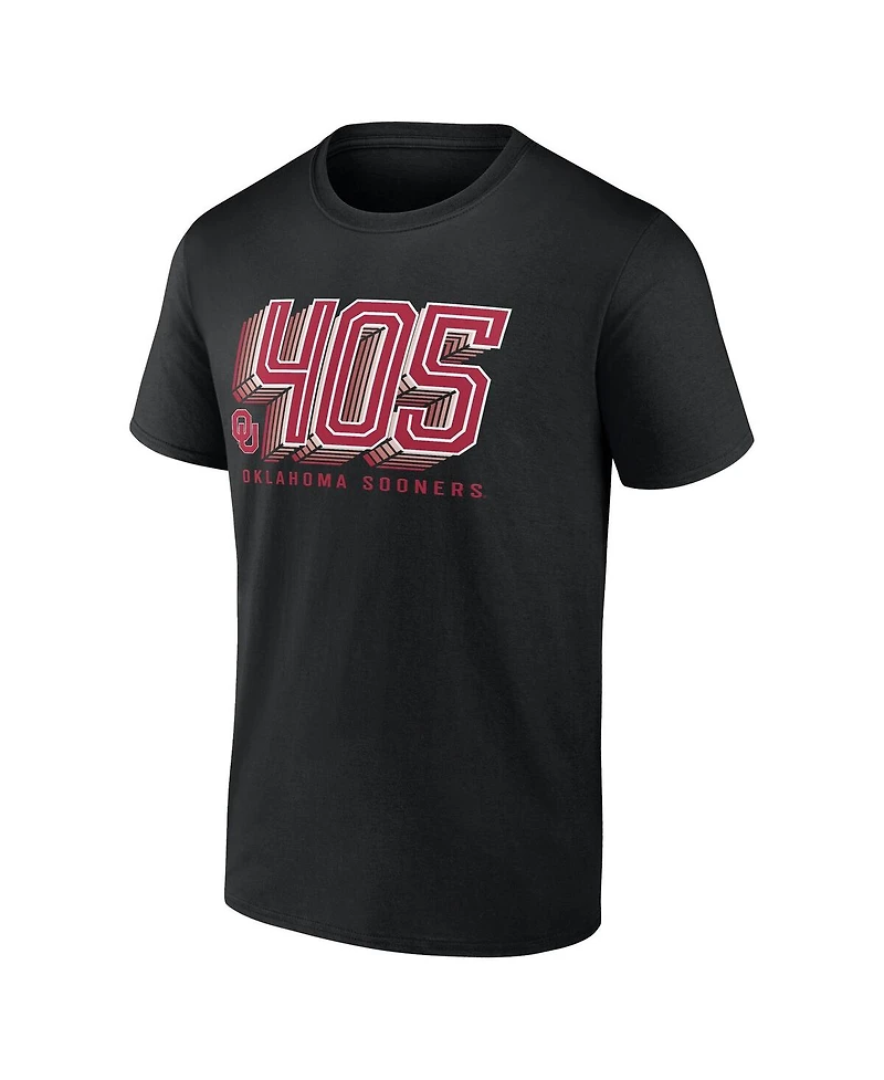 Fanatics Men's Black Oklahoma Sooners Overtime Score T-Shirt