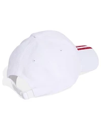 Adidas Men's and Women's White Liverpool Three-Stripe Dad Adjustable Hat